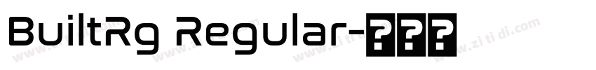 BuiltRg Regular字体转换 BuiltRg Regular字体转换